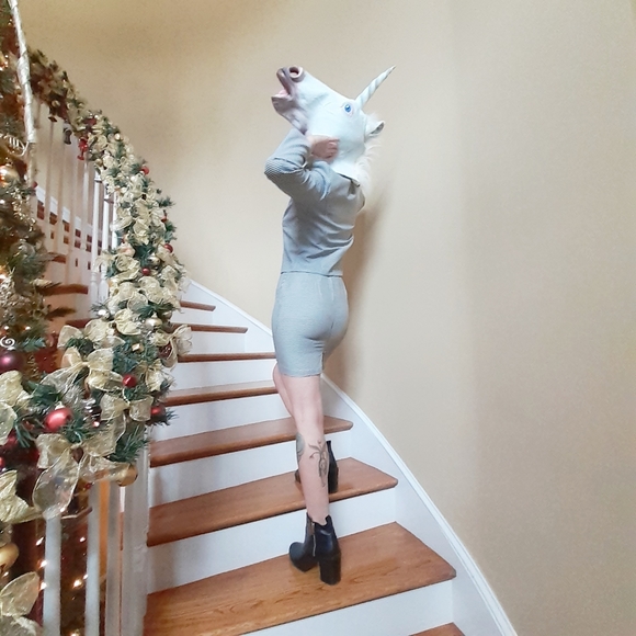 VTG Houndstooth Mini Pencil Skirt Black + White 7 - Picture 4 of 8